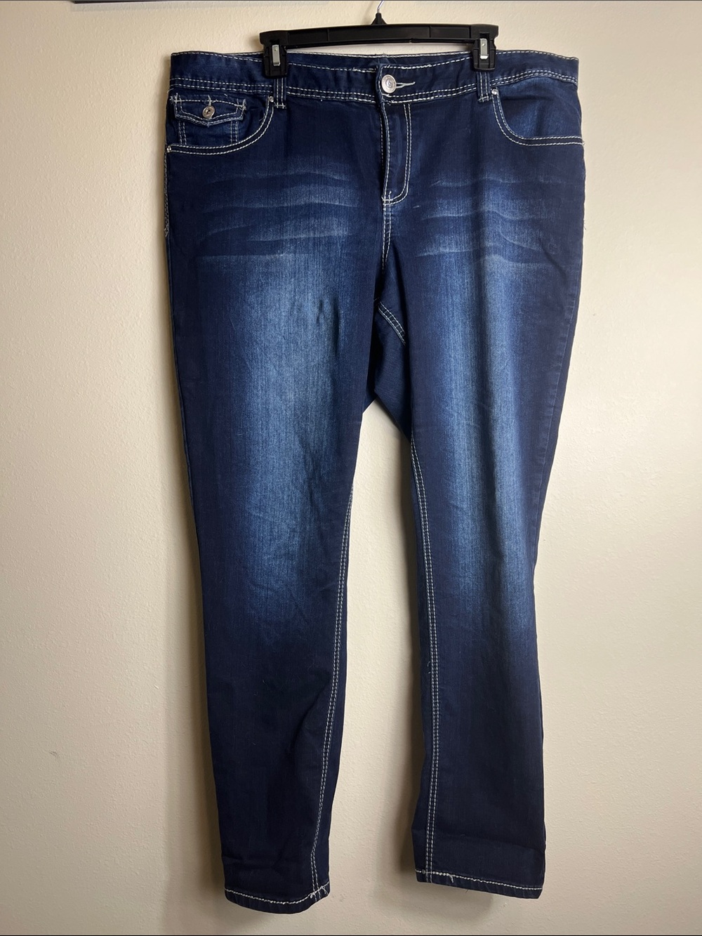 Maurices Dark Wash Jeggings - Deep Blue